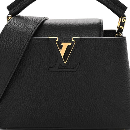 Louis Vuitton Taurillon Mini Capucines Black 8 of 13