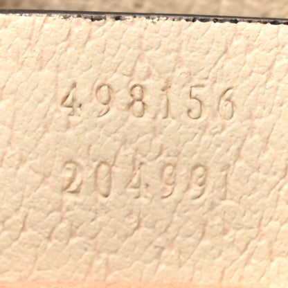 Gucci GG Supreme Monogram Flora Textured Calfskin Small Padlock Tote Beige Ebony Multicolor Mystic White 7 of 21