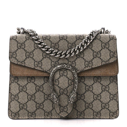 Gucci GG Supreme Monogram Mini Dionysus Shoulder Bag Taupe 1 of 10