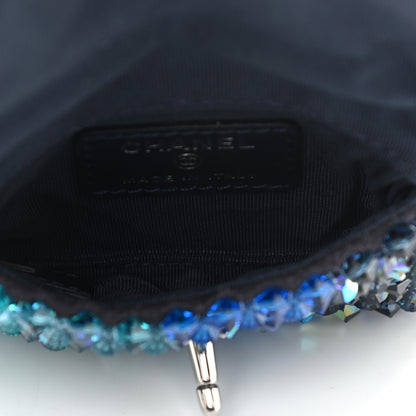 Chanel Crystal Mini Flap Blue Green 5 of 10