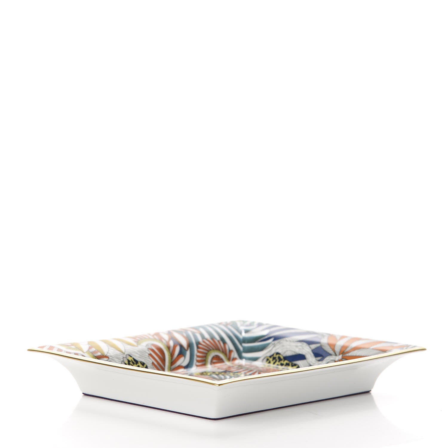 Hermes Porcelain Animaux Camoufles Change Tray 3 of 6