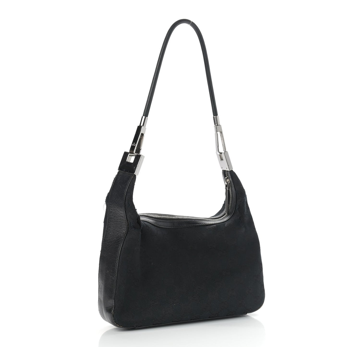 Monogram GG Clasp Hobo Black