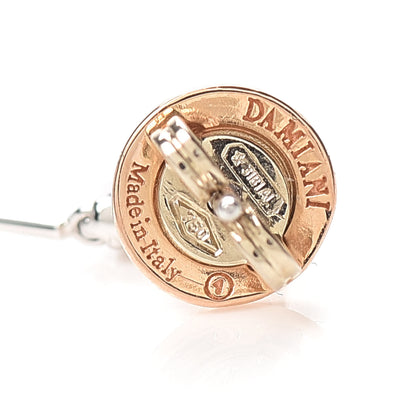 Damiani 18K White Rose Gold Diamond Drop Earrings 4 of 5