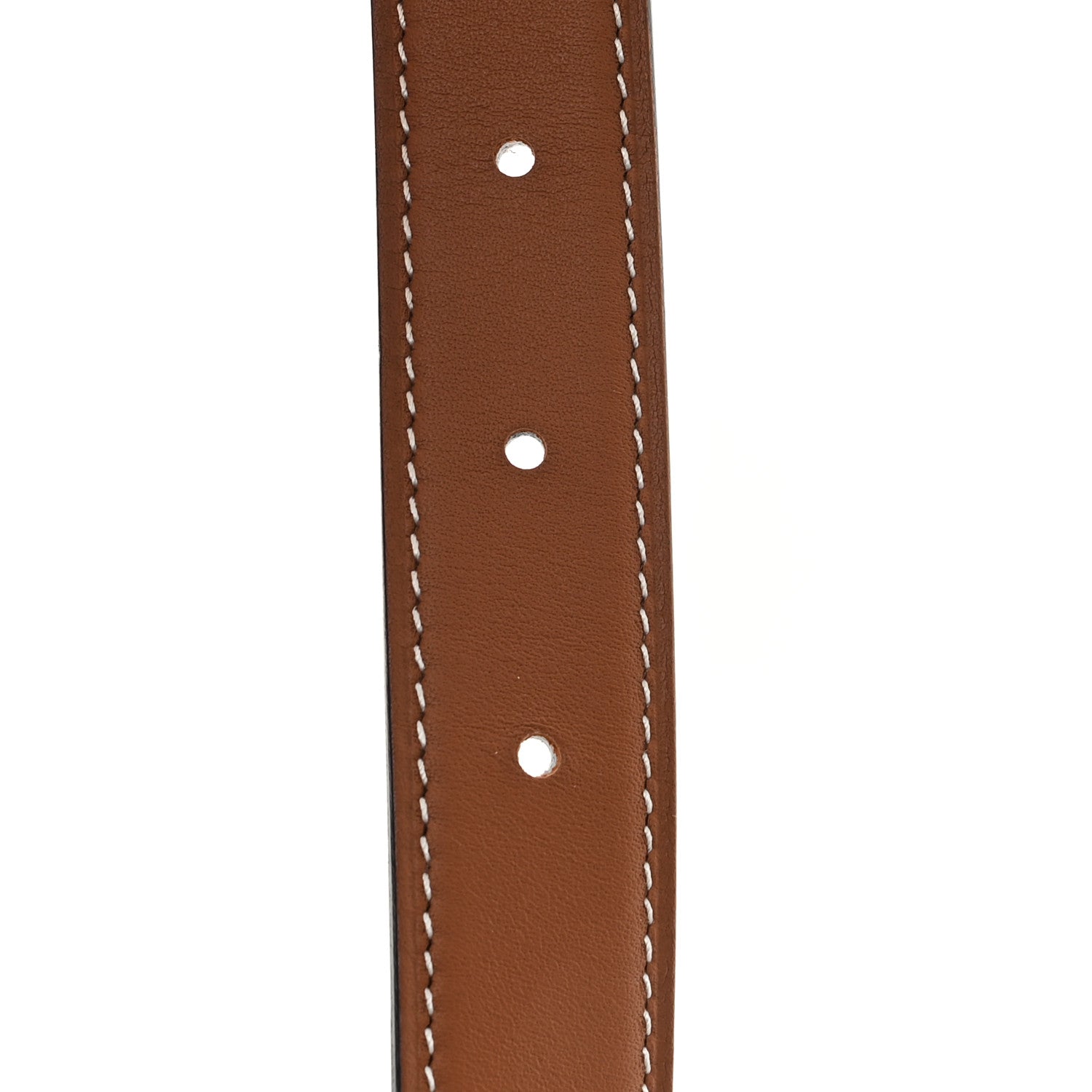 Hermes Epsom Swift 24mm Mini Constance H Belt  80 32 White Gold 4 of 5