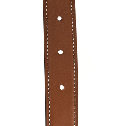 Hermes Epsom Swift 24mm Mini Constance H Belt  80 32 White Gold 4 of 5