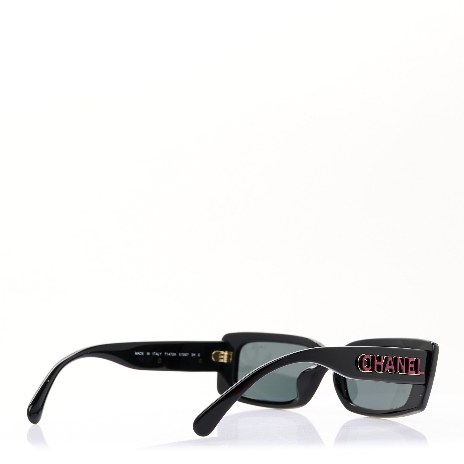 Chanel Acetate CC Sunglasses 71473A Black 1751618 – FASHIONPHILE