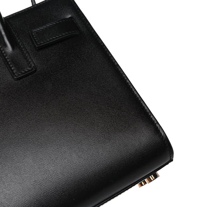 Saint Laurent Calfskin Nano Sac De Jour Black 12 of 14