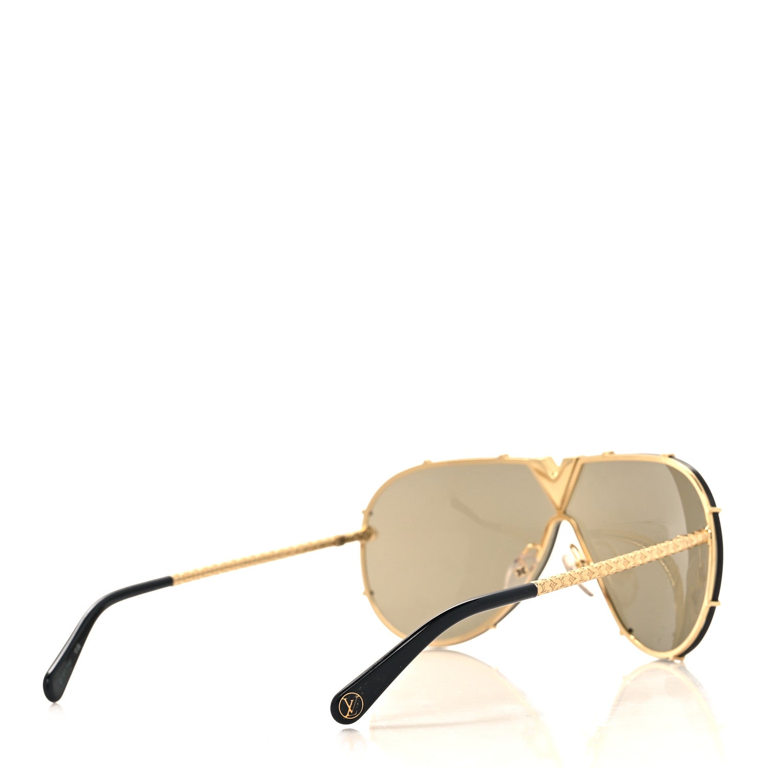 Louis Vuitton LV Drive Sunglasses Z0896E Gold 4 of 7