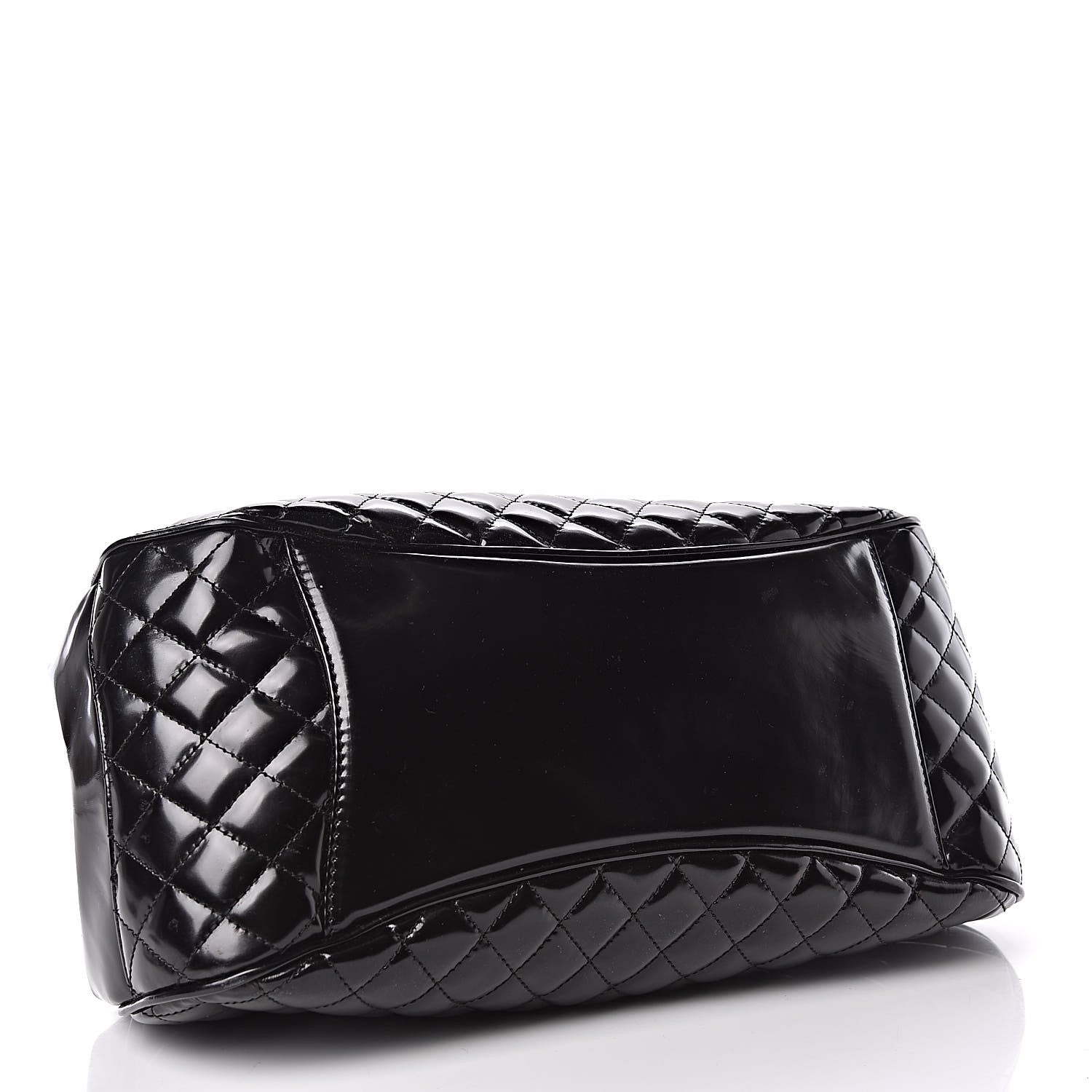 Chanel Glazed Calfskin Quilted Small Mademoiselle Frame Bag Black 4 of 10