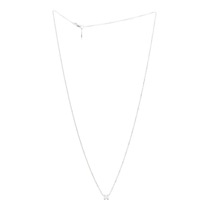 Cartier 18K White Gold Diamond .24ct C De Cartier Pendant Necklace 3 of 4