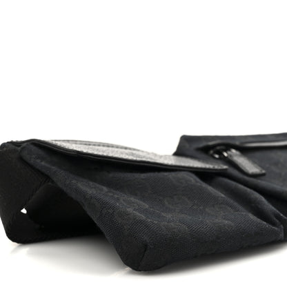 Gucci GG Monogram Double Pocket Belt Bag Black 20 of 23