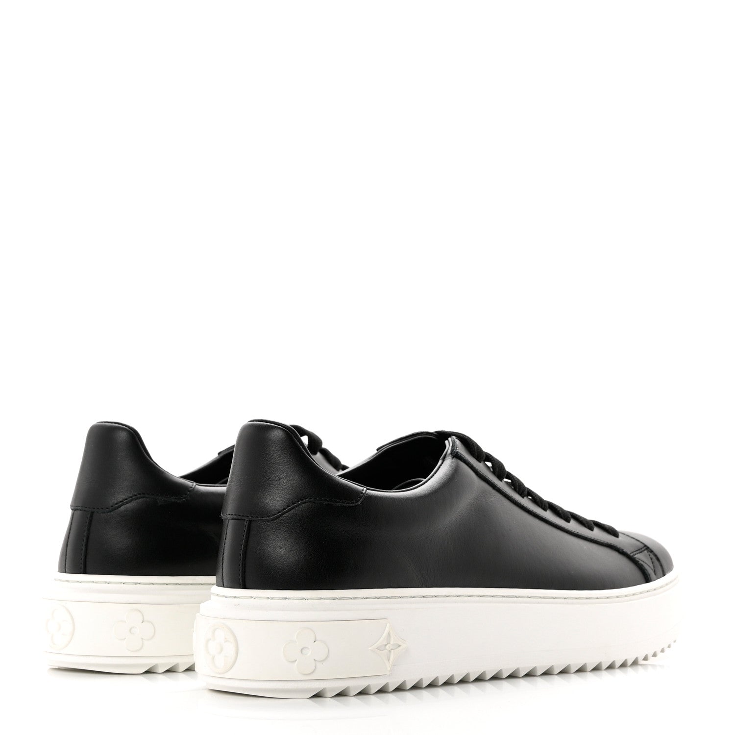 Louis Vuitton Calfskin Time Out Sneakers 41.5 Black 4 of 8