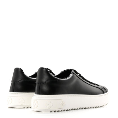 Louis Vuitton Calfskin Time Out Sneakers 41.5 Black 4 of 8