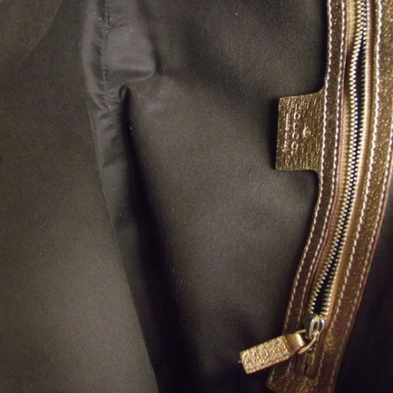 Gucci Canvas Horsebit Glam Hobo Bronze 6 of 9