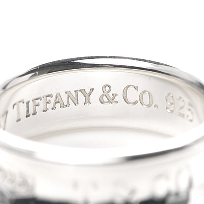 Tiffany Sterling Silver 1837 Band Ring 54 7 5 of 5