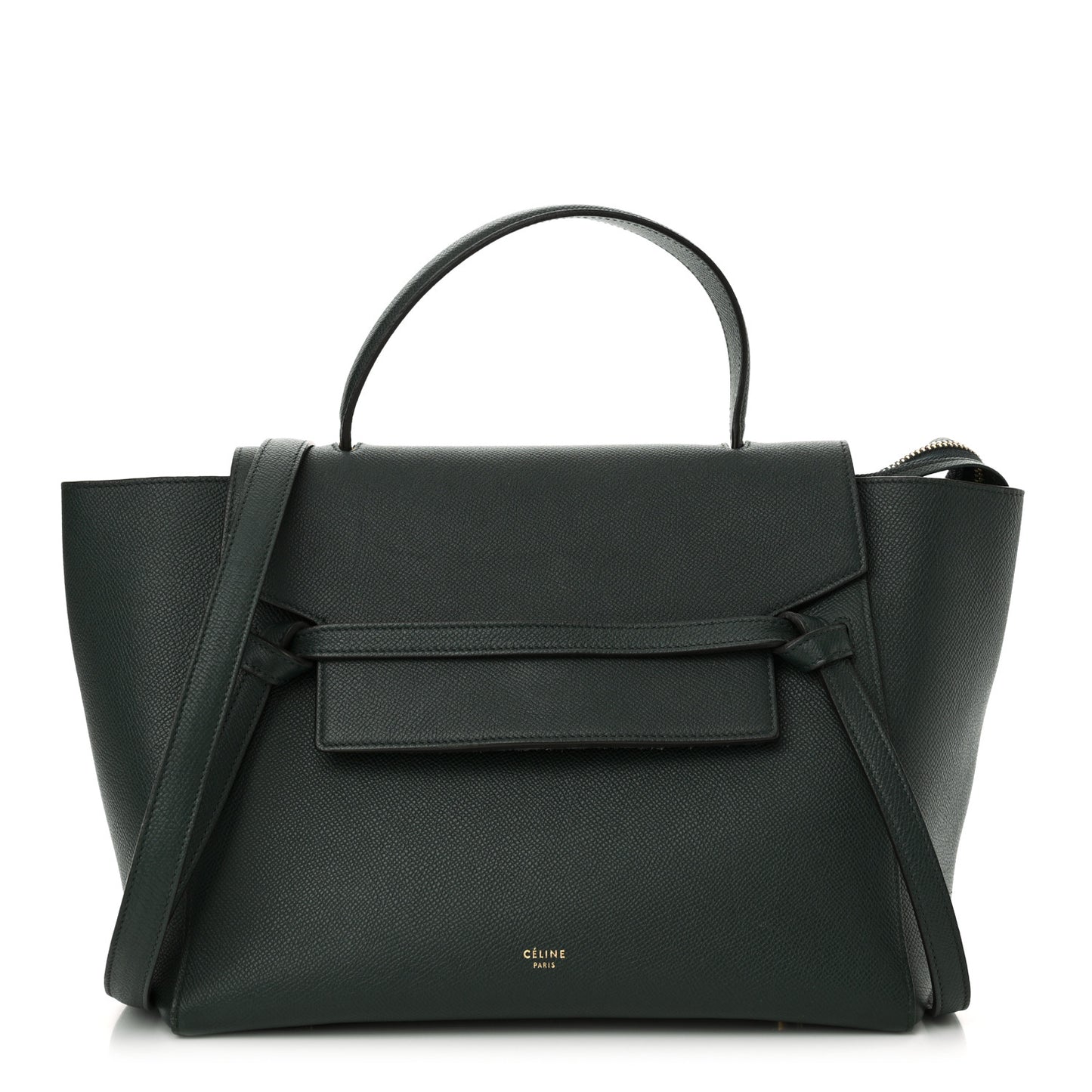 Grained Calfskin Mini Belt Bag Amazone