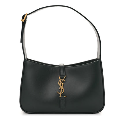 Saint Laurent Smooth Calfskin Le 5 A 7 Hobo Vert Fonce 1 of 9