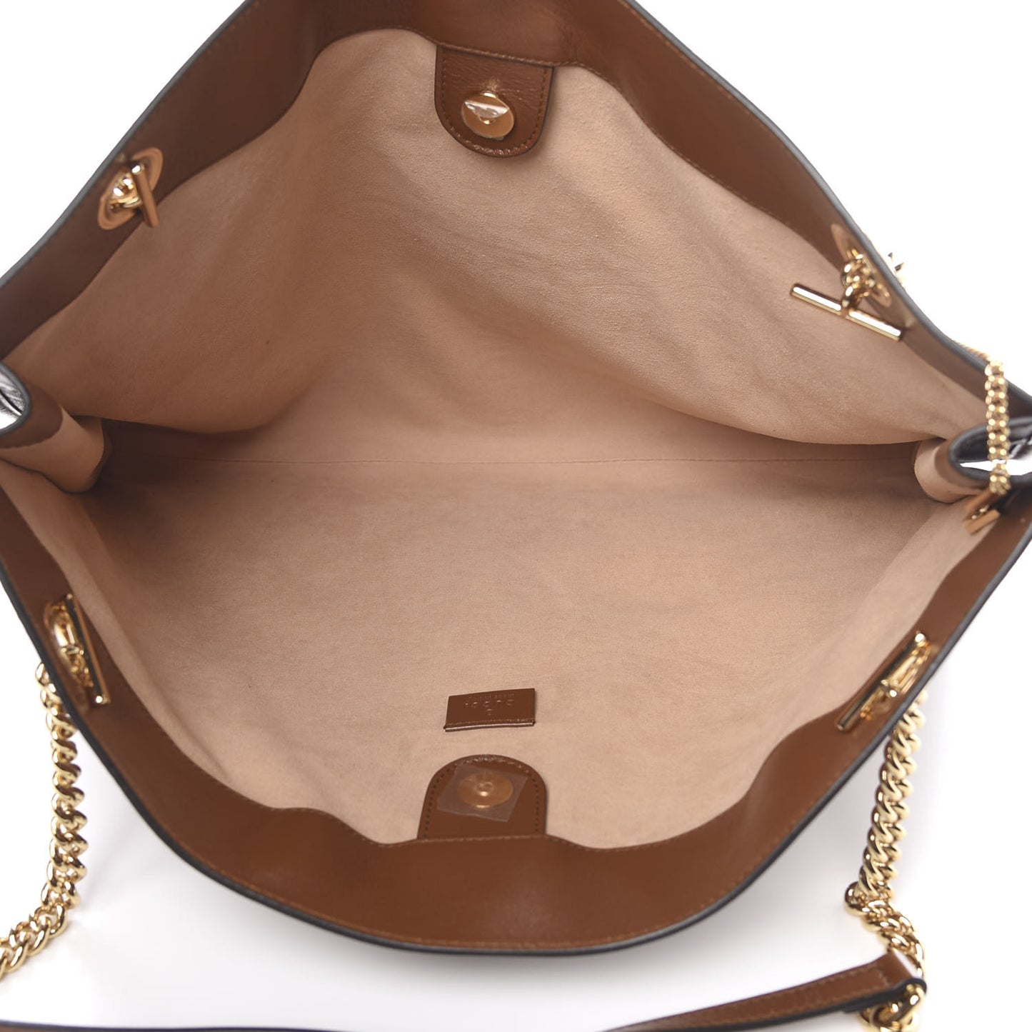 Calfskin Large Rajah Chain Tote Cuir
