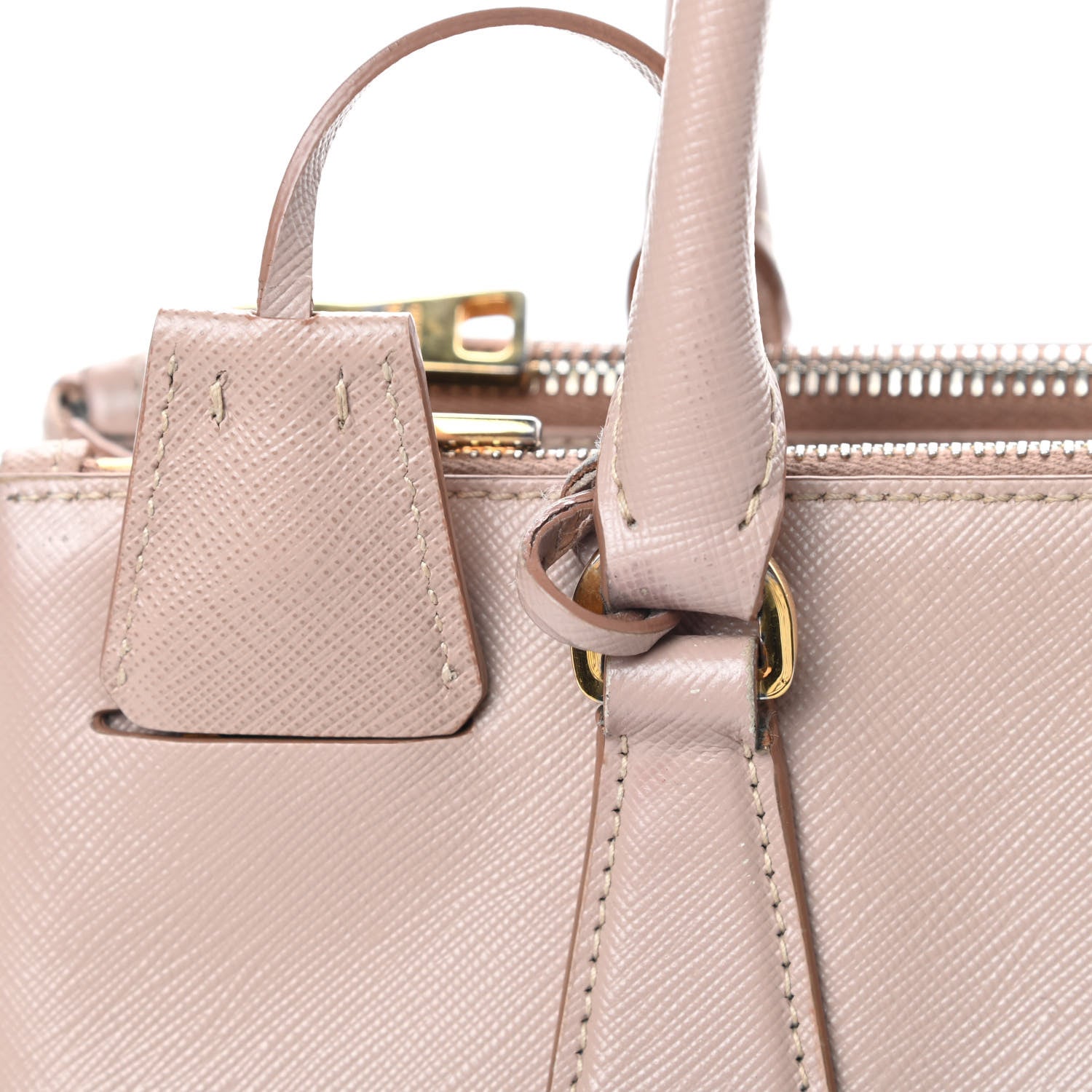 Prada Saffiano Small Galleria Double Zip Tote Cammeo 19 of 19