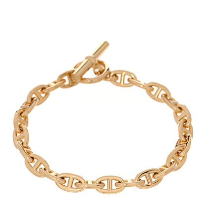 Hermes 18K Yellow Gold TPM Chaine d'Ancre Bracelet 2 of 4