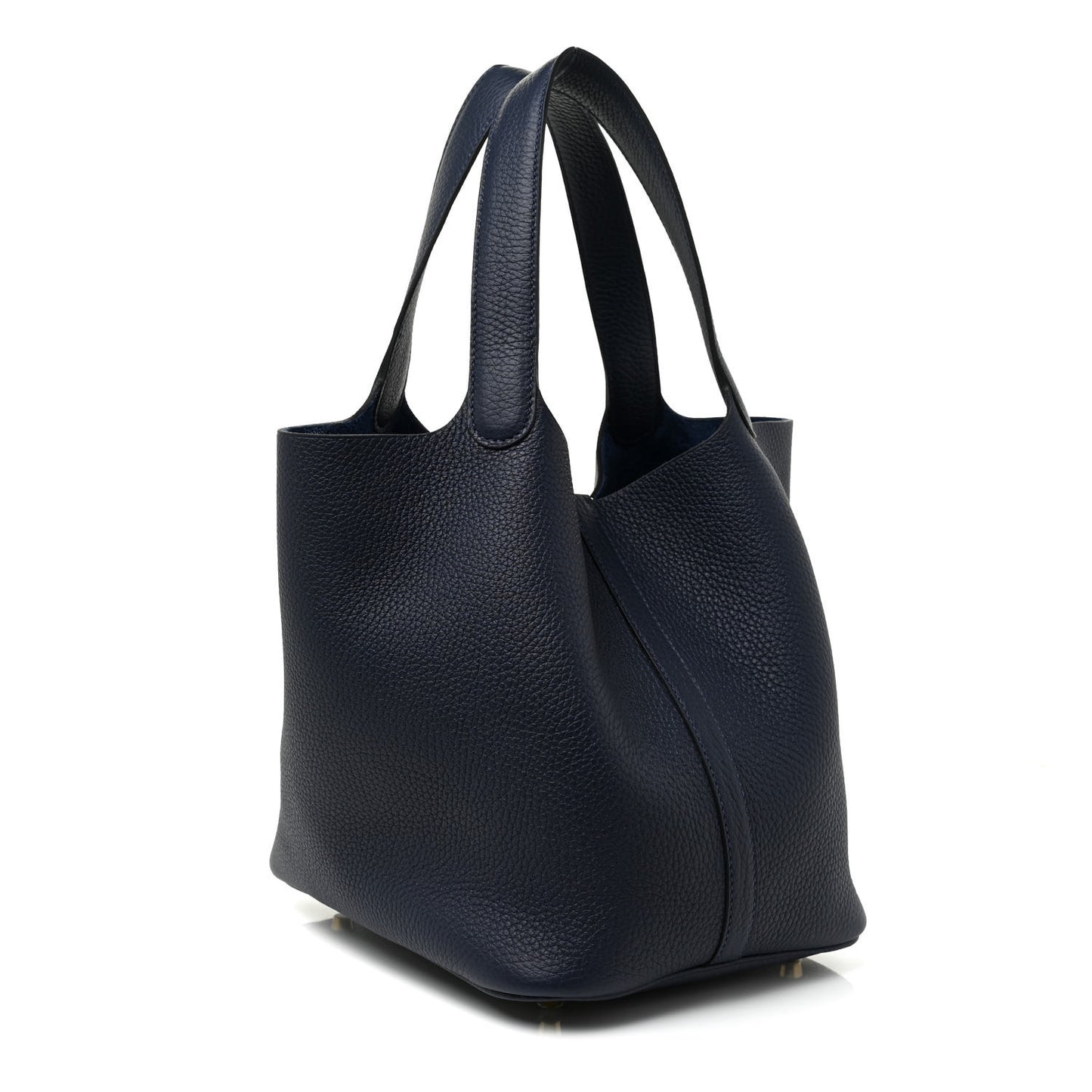Taurillon Clemence Picotin Lock 22 MM Bleu Nuit