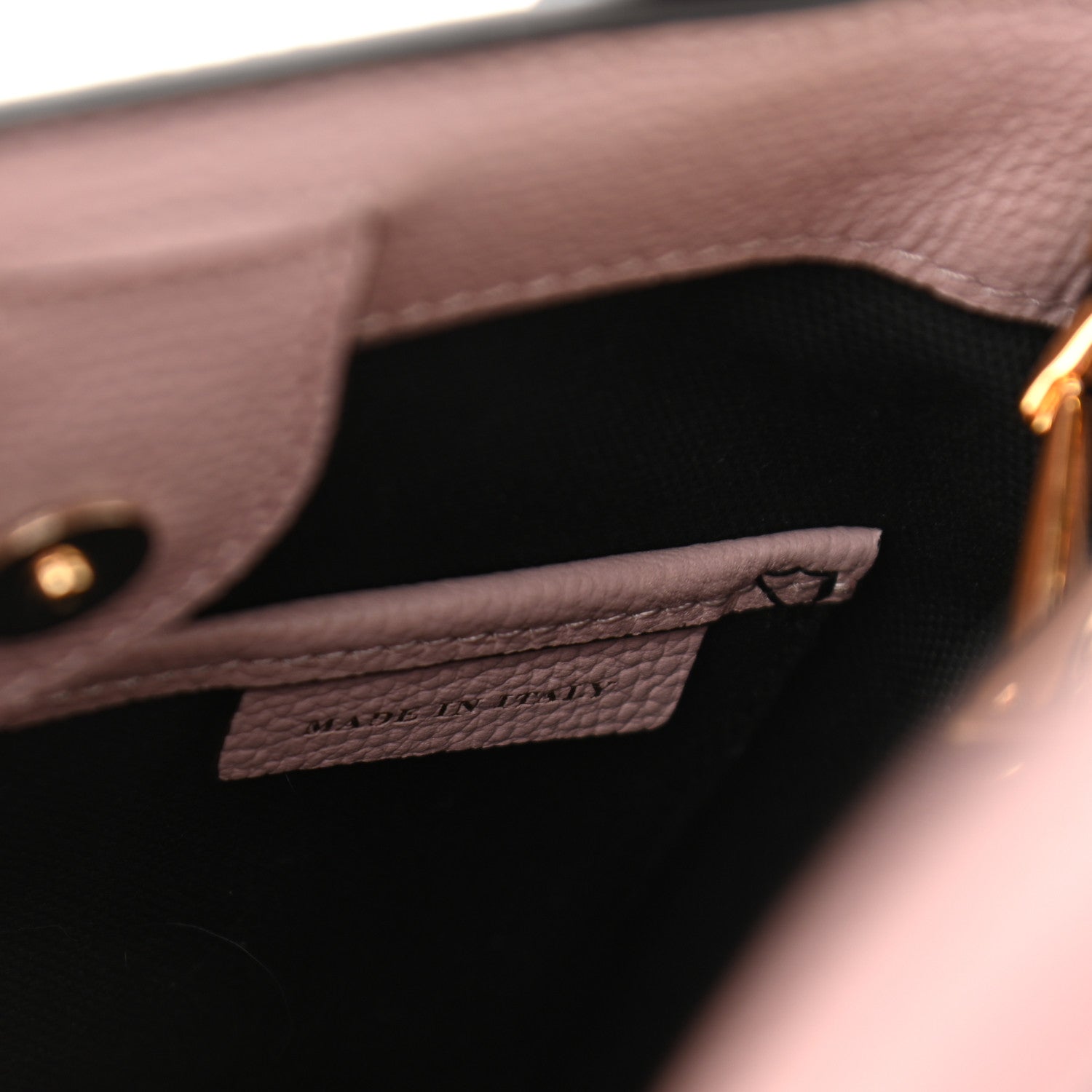 Burberry Grainy Calfskin House Check Baby Banner Tote Pale Orchid 7 of 10