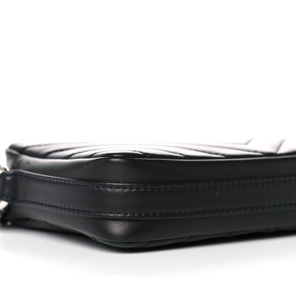 Chanel Lambskin Chevron Quilted Small Promenade Camera Black 8 of 10