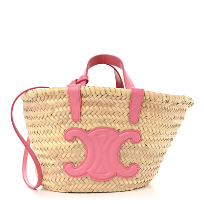Celine Raffia Calfskin Triomphe Teen Panier Lipstick 1 of 9