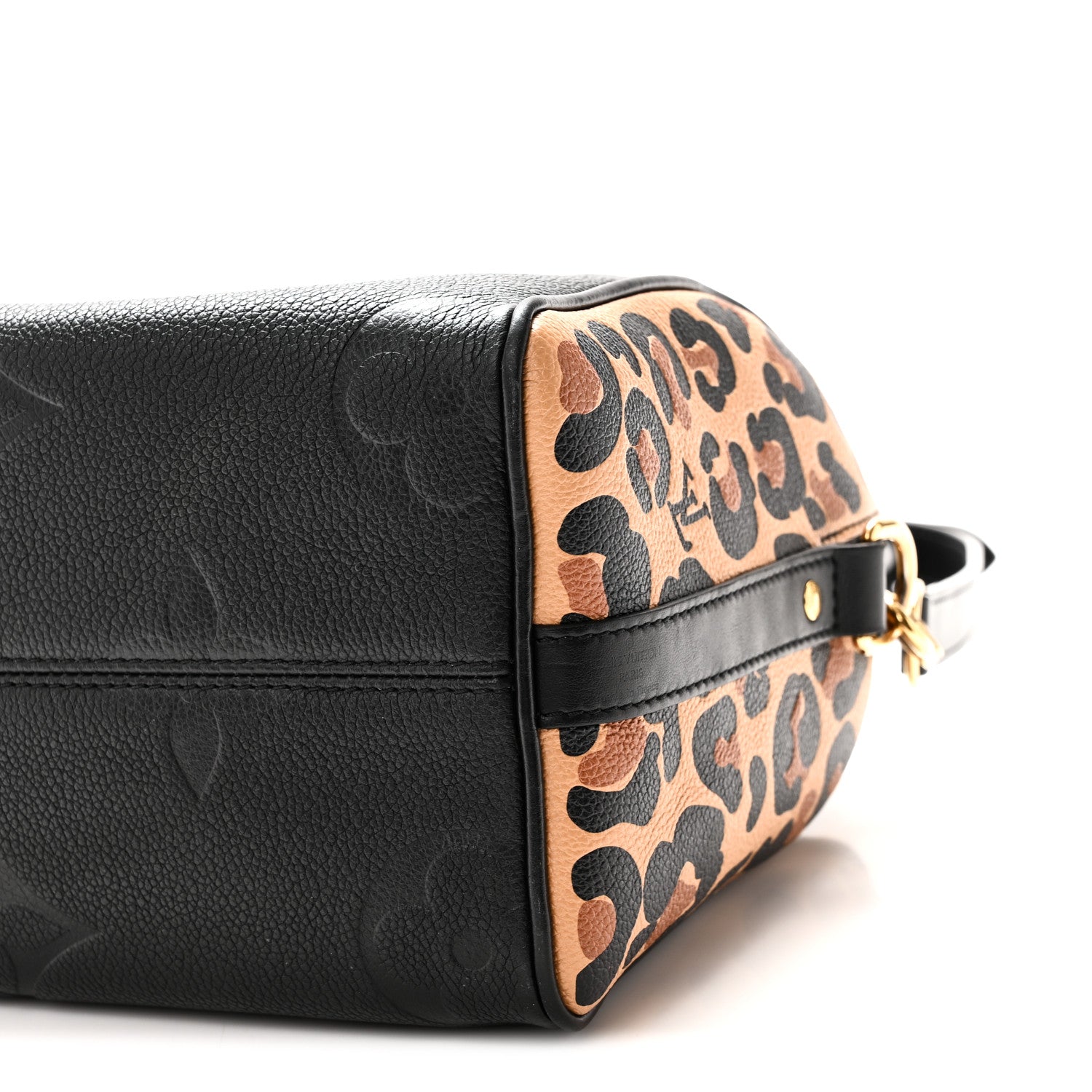 Louis Vuitton Empreinte Monogram Giant Wild At Heart Speedy Bandouliere 25 Black 9 of 9