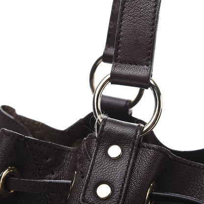 Saint Laurent Calfskin Reversible Double Sac Y Tote Gold Brown 9 of 12