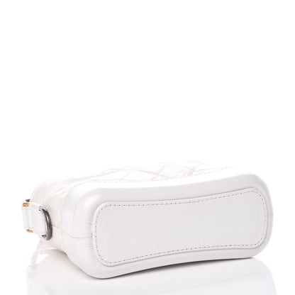 Chanel Patent Goatskin Quilted Small Gabrielle Hobo White 4 of 14