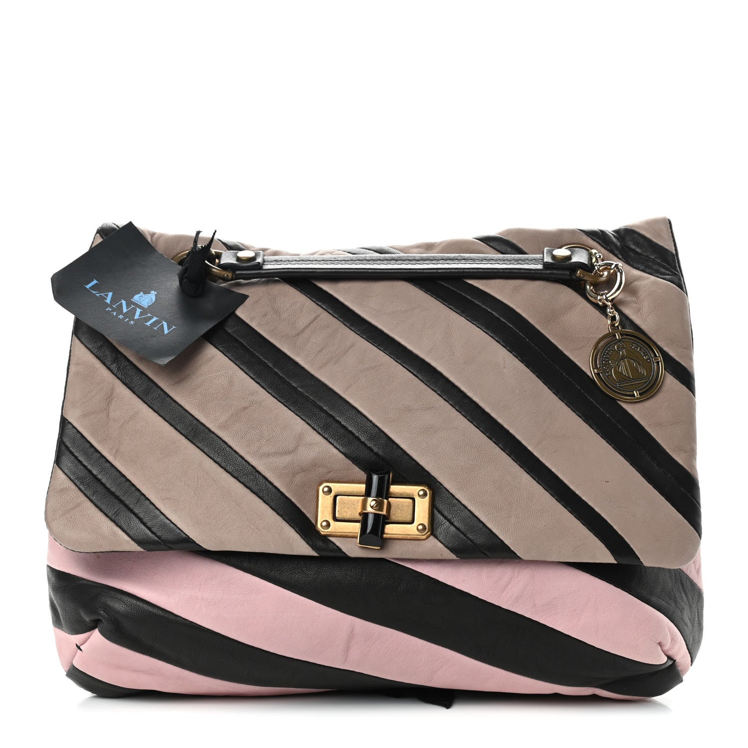 Lanvin Lambskin Medium Happy Shoulder Bag Multicolor 1 of 10