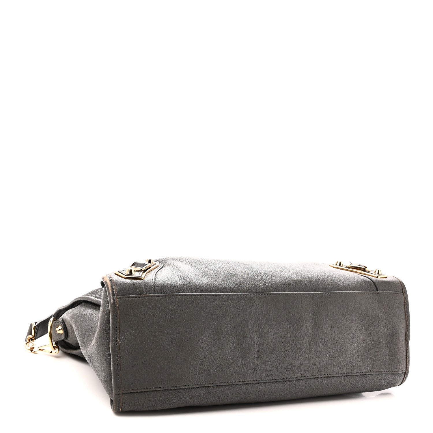 Balenciaga Chevre Gold Metallic Edge Hardware City Gris Acier 5 of 11