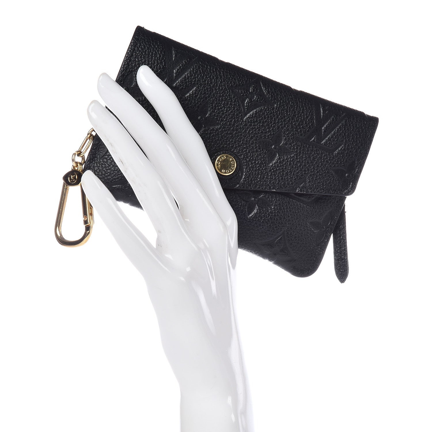 Louis Vuitton Empreinte Key Pouch Black 2 of 7