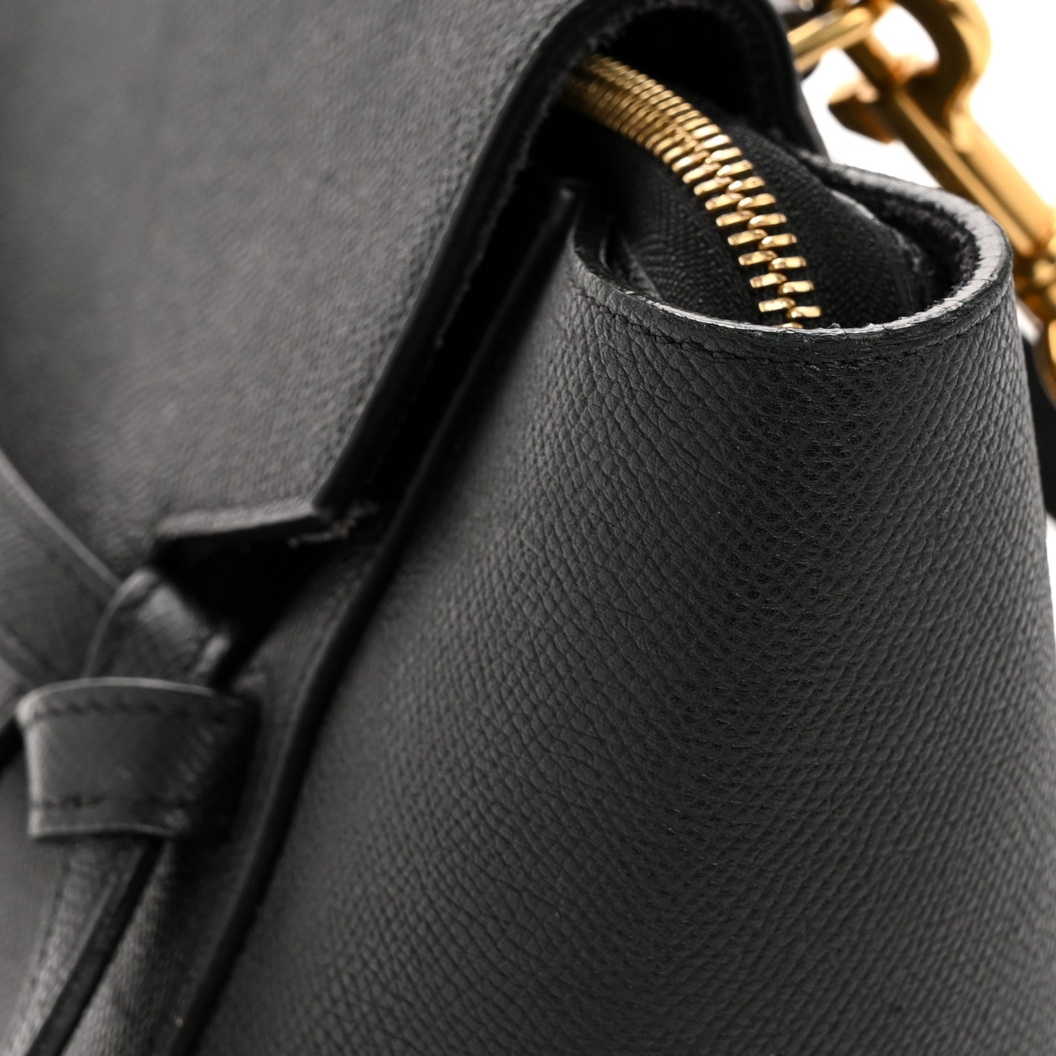 Celine Grained Calfskin Micro Belt Bag Black 15 of 15