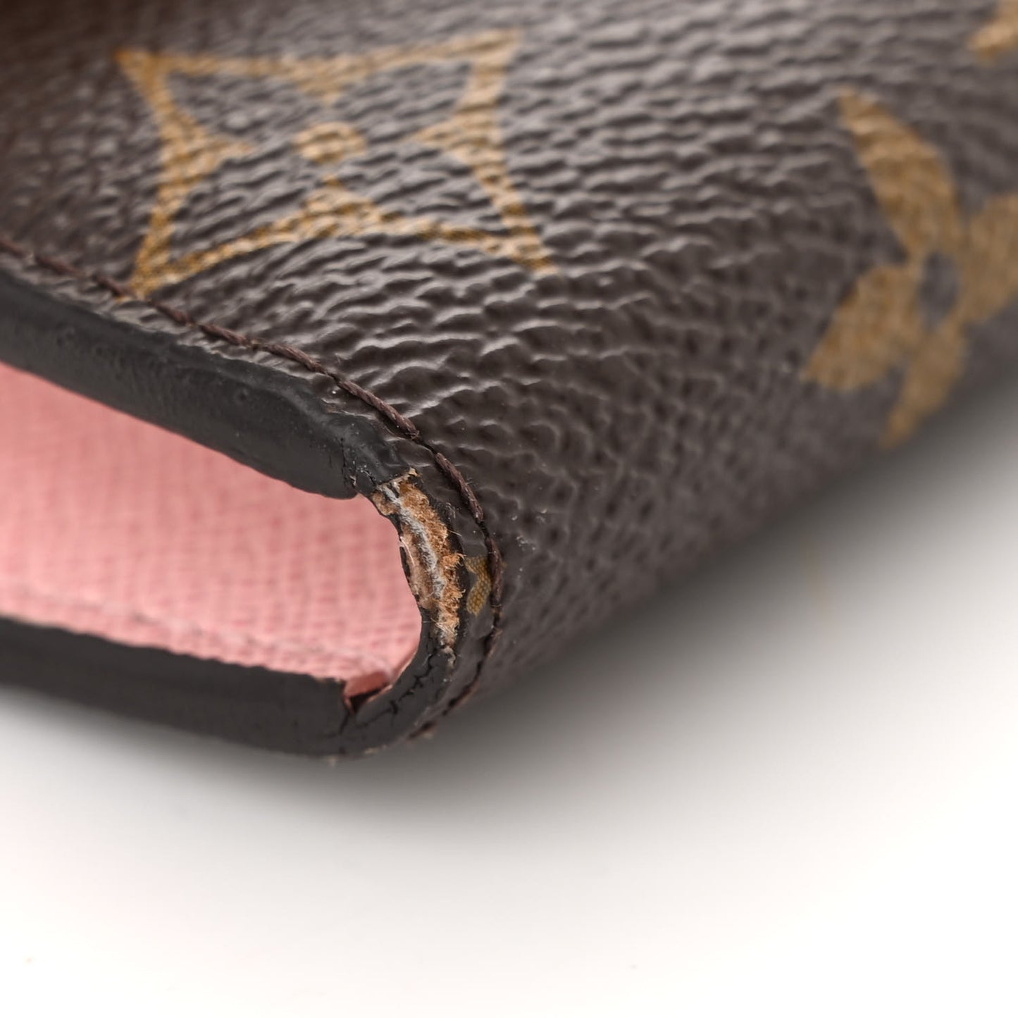 Monogram Emilie Wallet Rose Ballerine