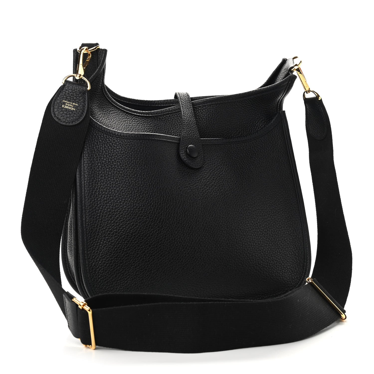 Hermes Taurillon Clemence Evelyne III PM Black 3 of 9