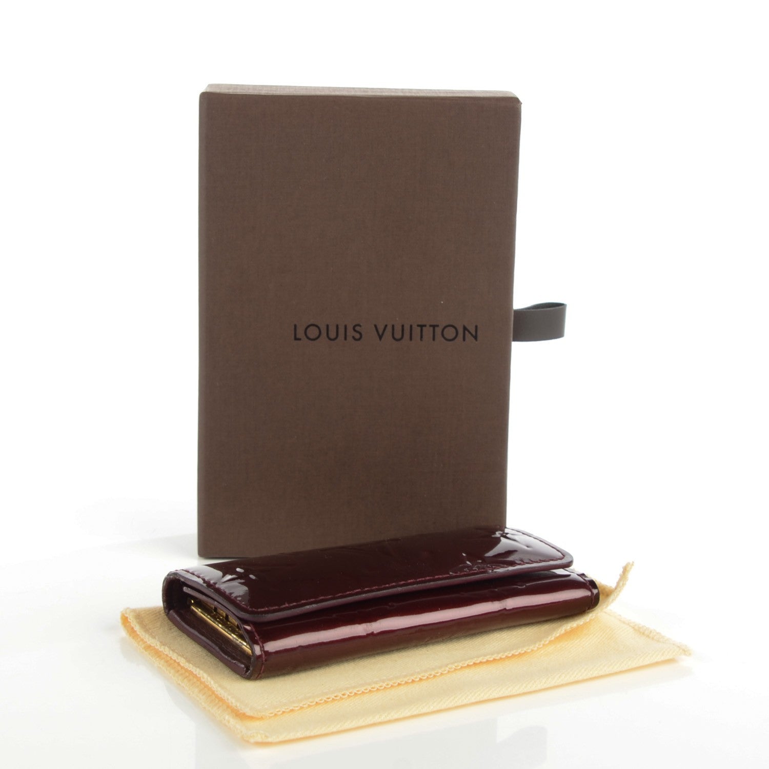 Louis Vuitton Vernis Multicles 4 Key Holder Rouge Fauviste 4 of 7