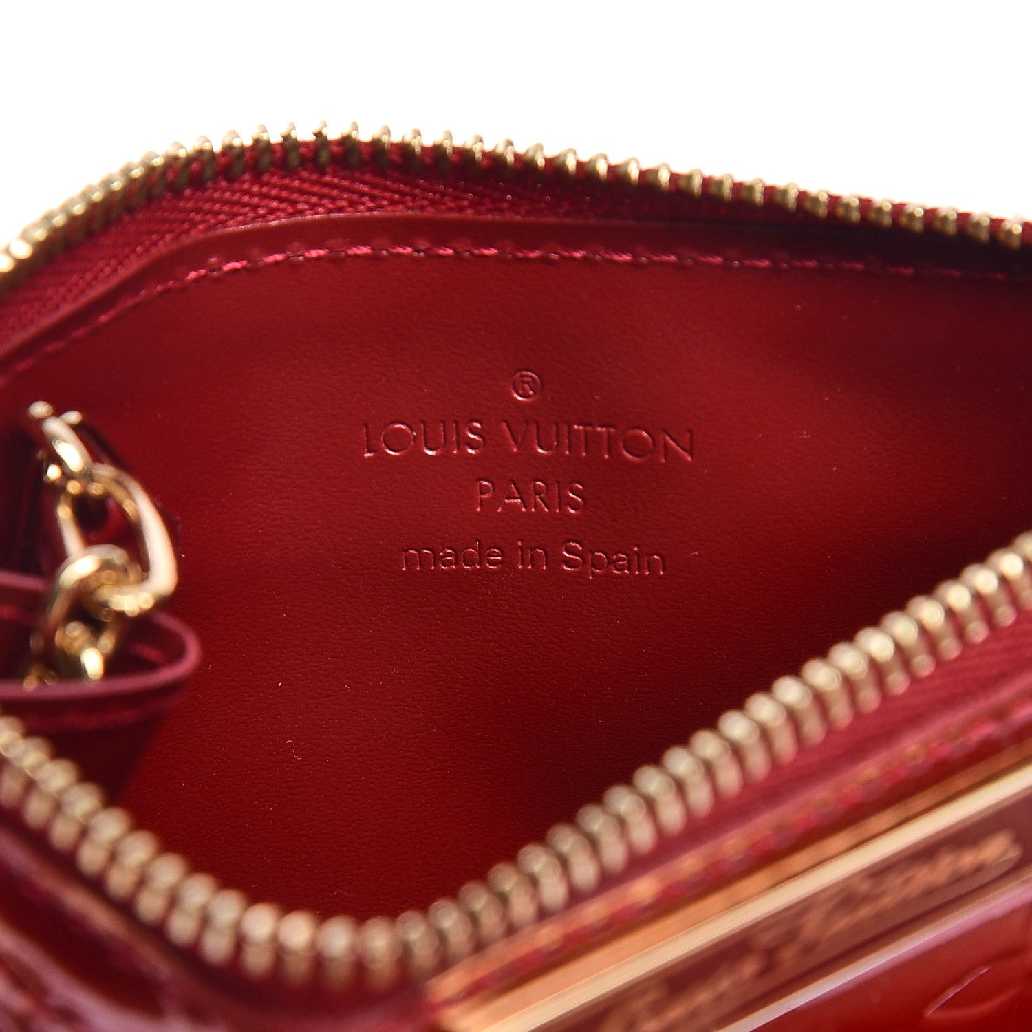 Louis Vuitton Vernis Key Pouch Pomme D'Amour 6 of 6