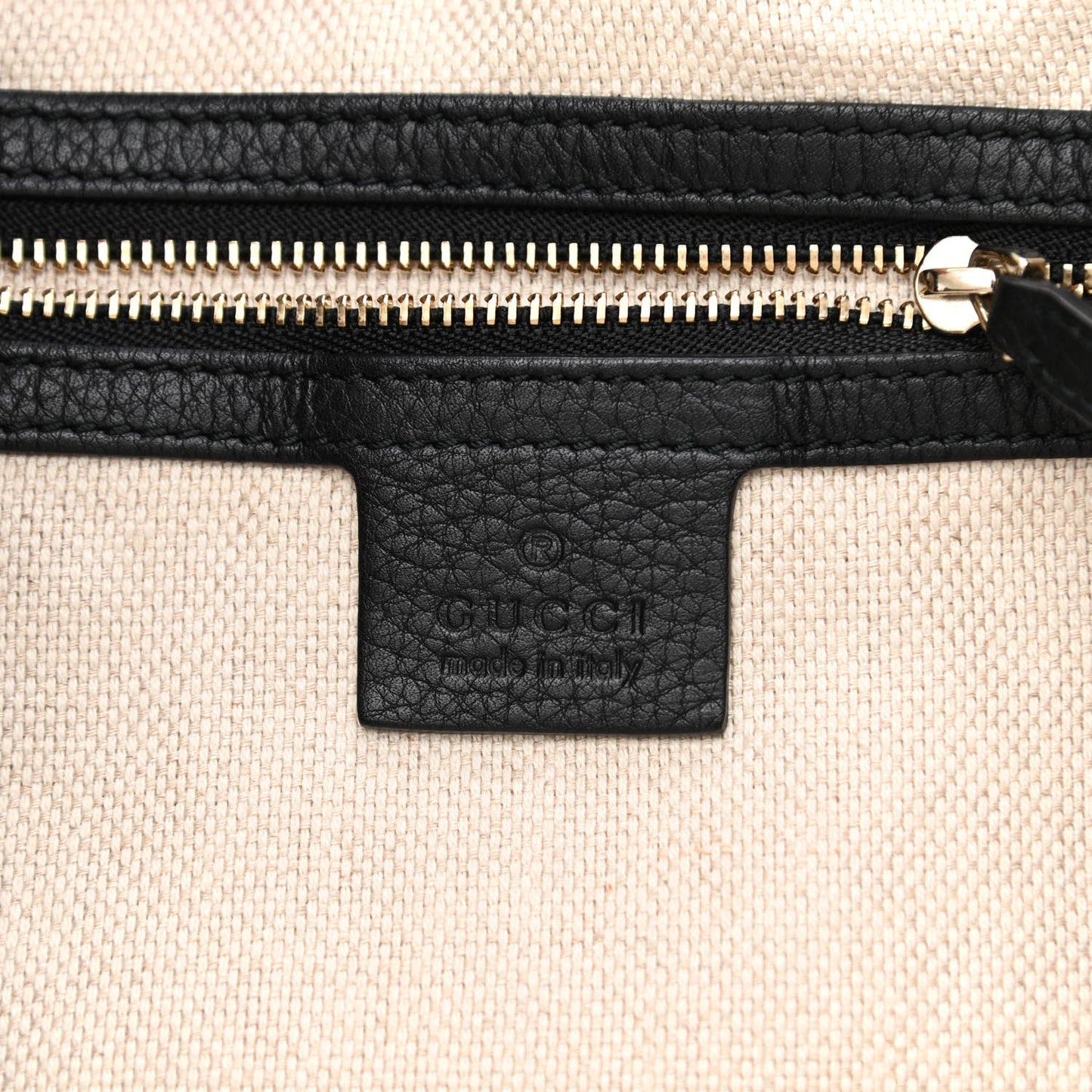 Pebbled Calfskin Medium Soho Shoulder Bag Black