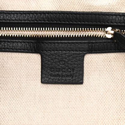 Gucci Pebbled Calfskin Medium Soho Shoulder Bag Black 6 of 11