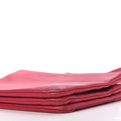 Celine Lambskin Small Trio Crossbody Bag Fuchsia 9 of 13