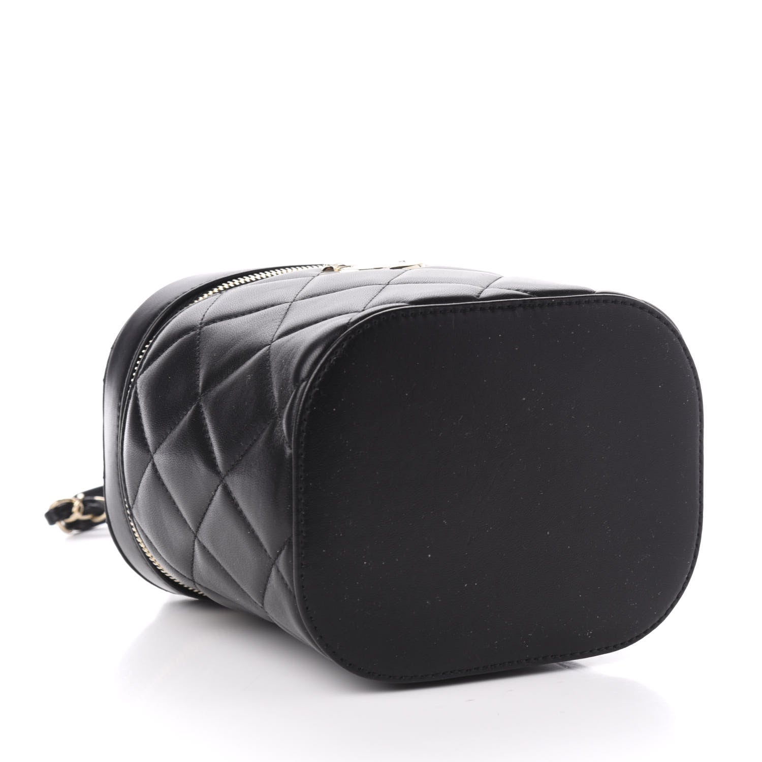 Chanel Lambskin Quilted Trendy Vanity Case Black 4 of 10