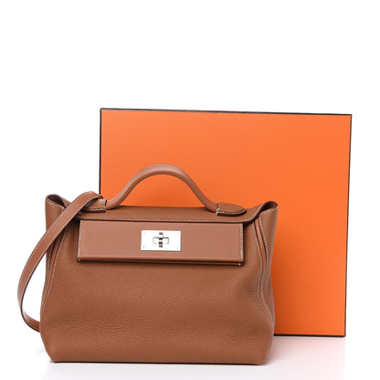 Hermes Taurillon Maurice 24/24 29 Gold 9 of 9