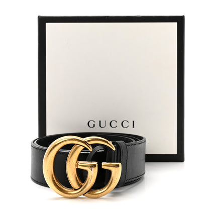 Gucci Calfskin Double G 40mm Belt 80 32 Black 6 of 6