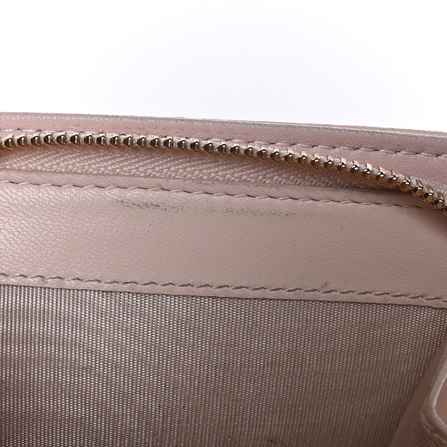 Lambskin Cannage Lady Dior Eden Wallet Light Pink