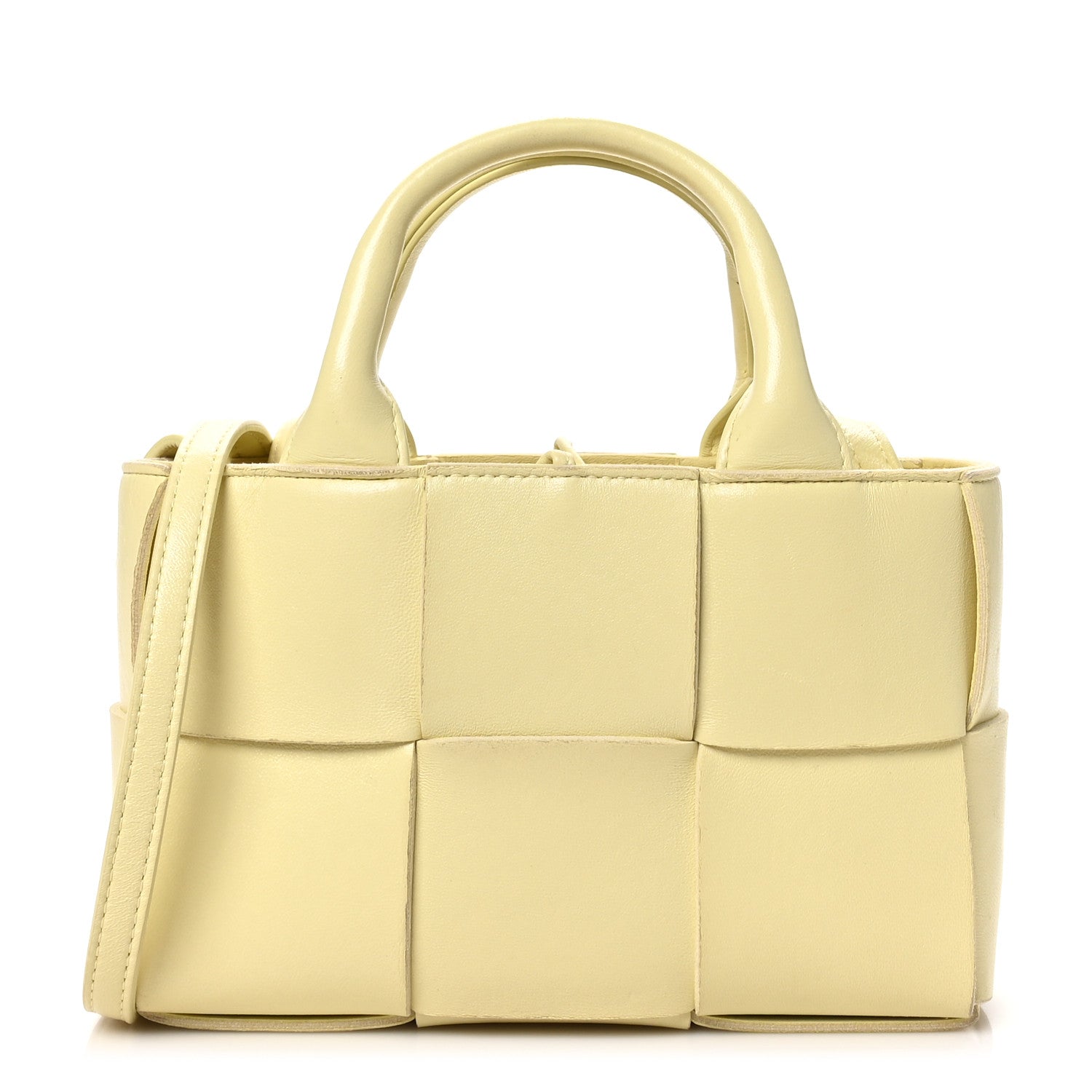 Bottega Veneta Nappa Maxi Intrecciato Mini Arco Tote Ice Cream 1 of 11