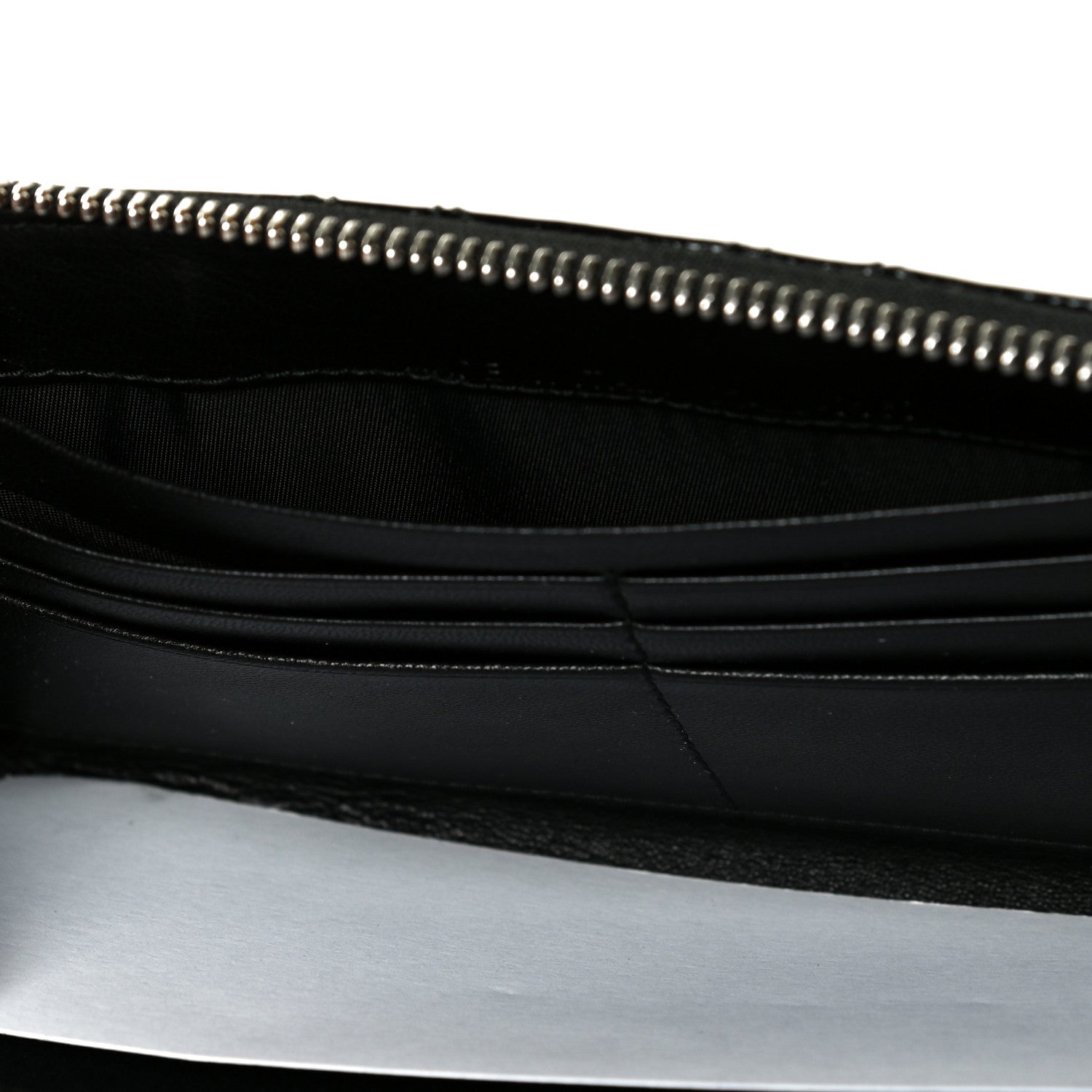 Christian Dior Patent Cannage Lady Dior Continental Zip Wallet Black 5 of 7