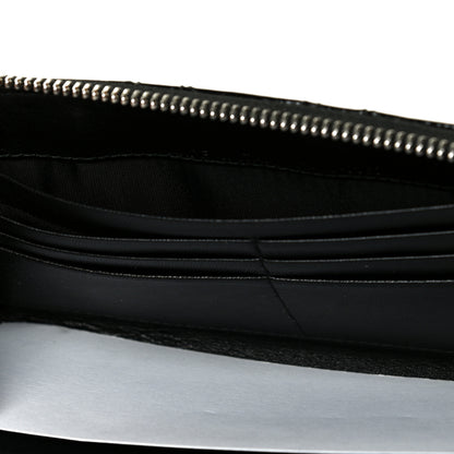 Christian Dior Patent Cannage Lady Dior Continental Zip Wallet Black 5 of 7