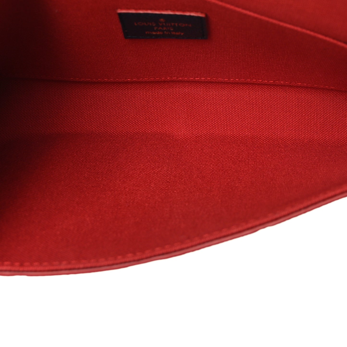 Empreinte Pochette Felicie Chain Wallet Marine Rouge